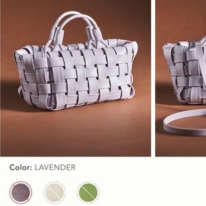 Lavender Woven Handbag